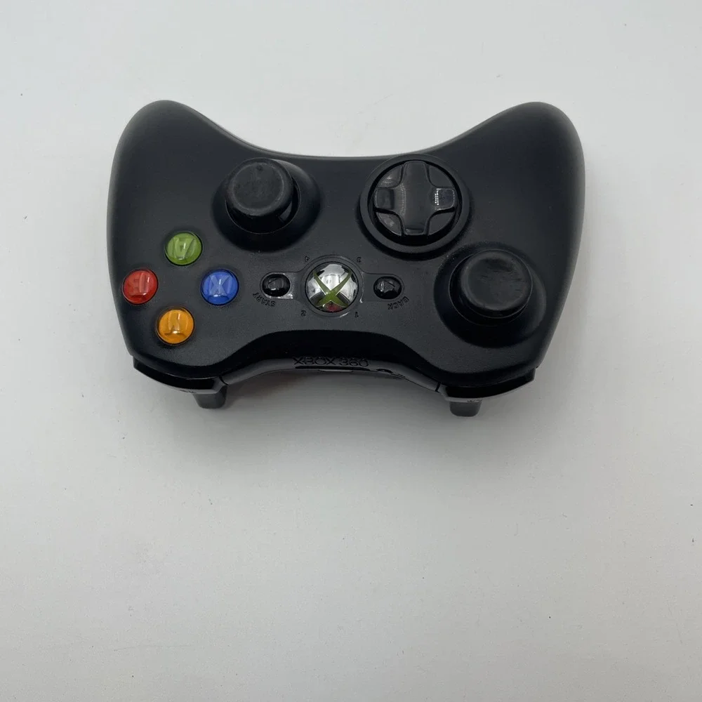 Official Microsoft Xbox 360 Black Wireless Controller Model 1403
